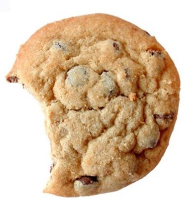 cookie with a bite out of it